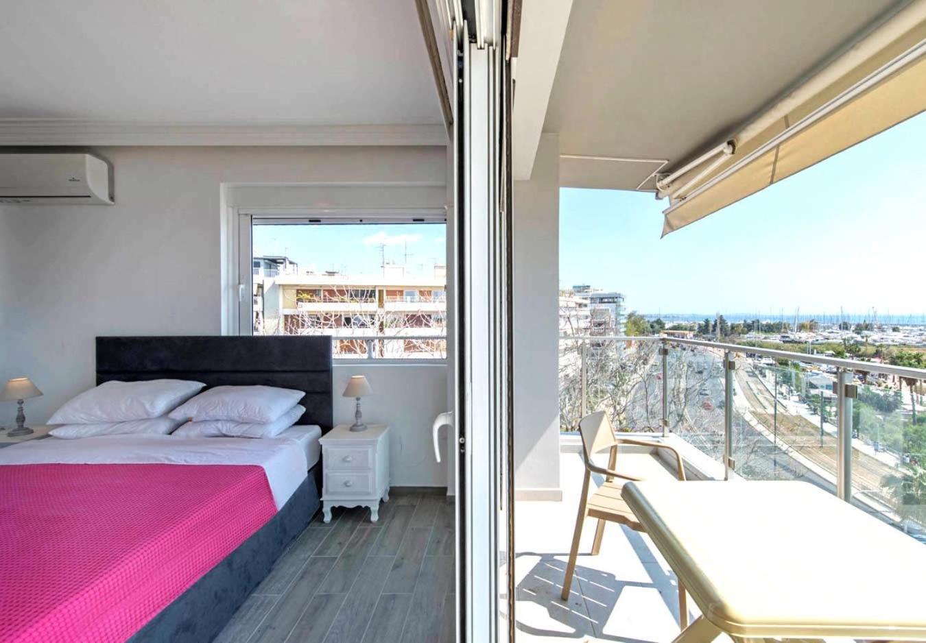 Breathtaking Seaview Studio In Athenian Riviera Bagian luar foto
